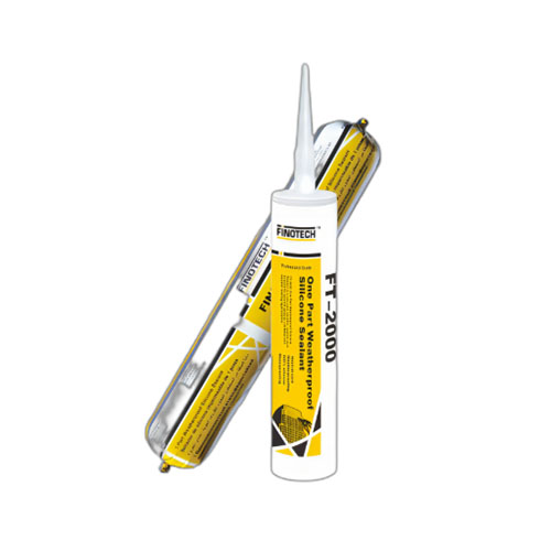 Finotech 2000 weatherproof silicone sealant for outdoor use